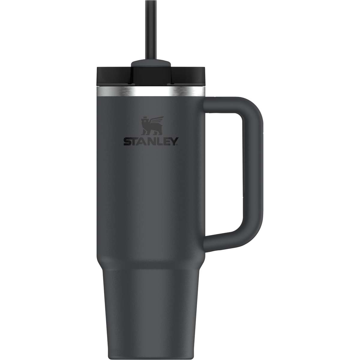 Stanley Quencher H2.0 FlowState Handled Tumbler Θερμός Ανοξείδωτο BPA Free 890ml Black